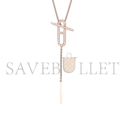 HERMÈS EVER CHAINE D'ANCRE LARIAT NECKLACE H118341B00ST